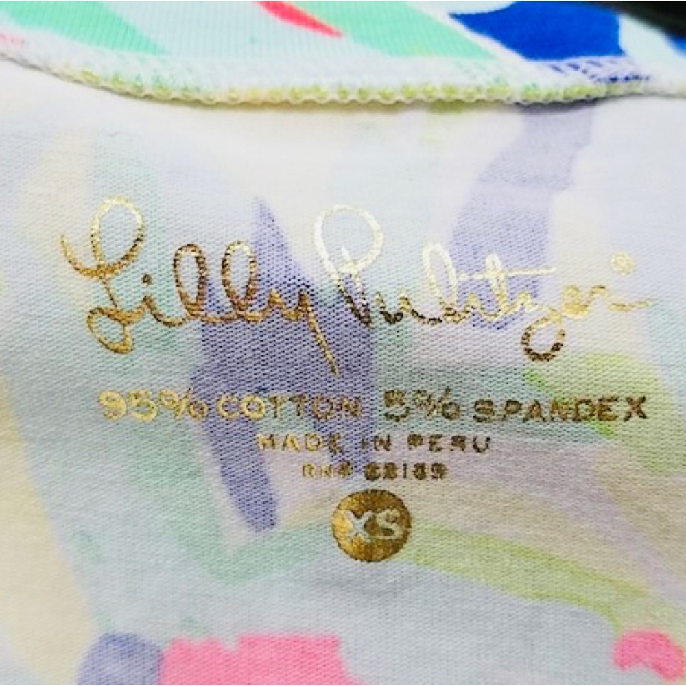Lilly Pulitzer XS Michelle Shirt Casa Banana - Picture 4 of 8